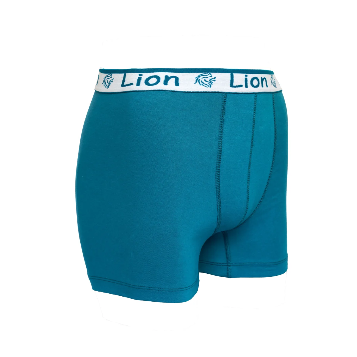 Boxer B100 en Cotton coloris  bleu ceinture blanche – Image 1